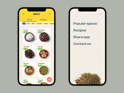 Spices Buying App