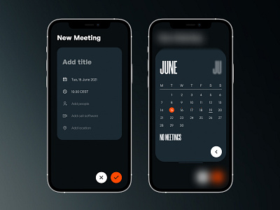 Meeting Schedule App Design