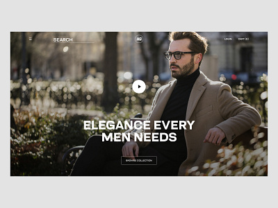 Men's Fashion Brand Website