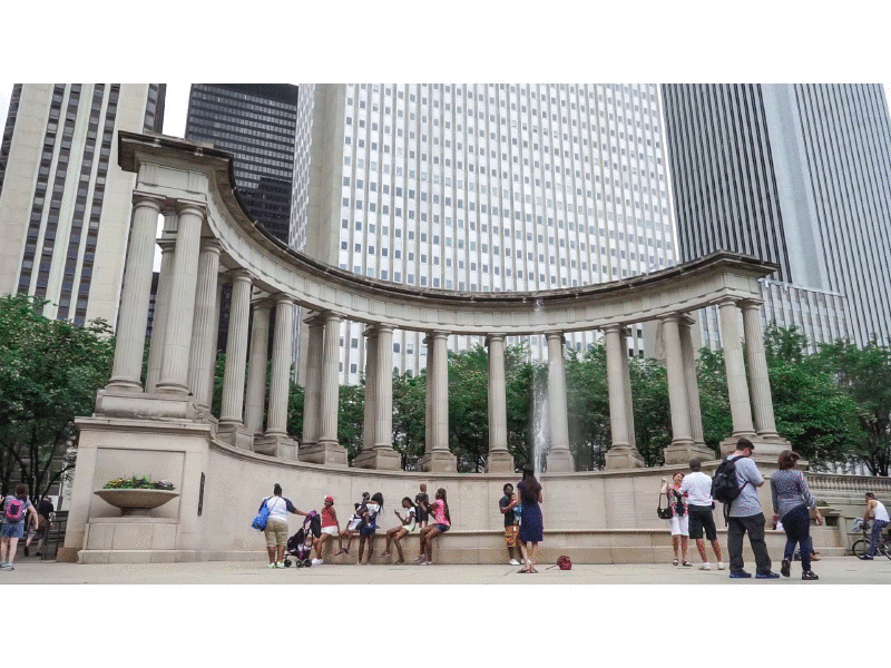 Fountain, Cinemagraph #6 animated photography chicago cinemagram cinemagramm cinemagraph cinemagraphs fountain illinois living photo living photography millennium park photography