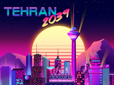 Tehran 2039 Retro Style