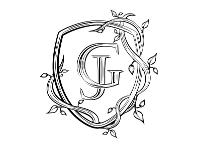 Gj Logo By Marina On Dribbble