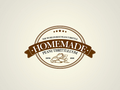 Homemade logo branding design illustration logo logo design typography vector