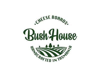 Bush House Cheese Boards branding design icon illustration illustrator logo logo design typography vector