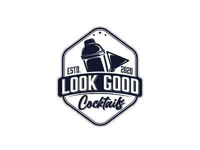 Cocktail logo branding design illustration logo logo design typography vector