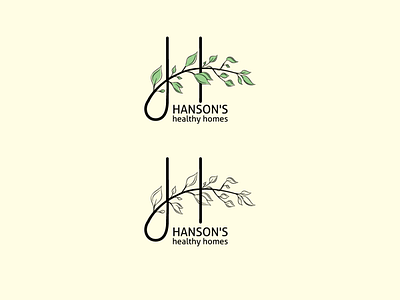 logo Hansons branding flat icon illustration logo design ui