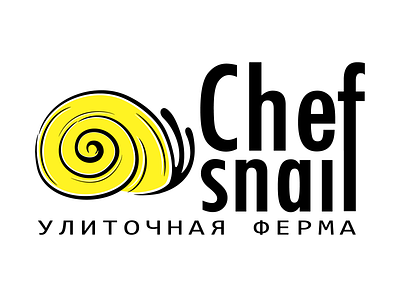 logo Chef snail branding design illustration illustrator minimal type typography ui web website