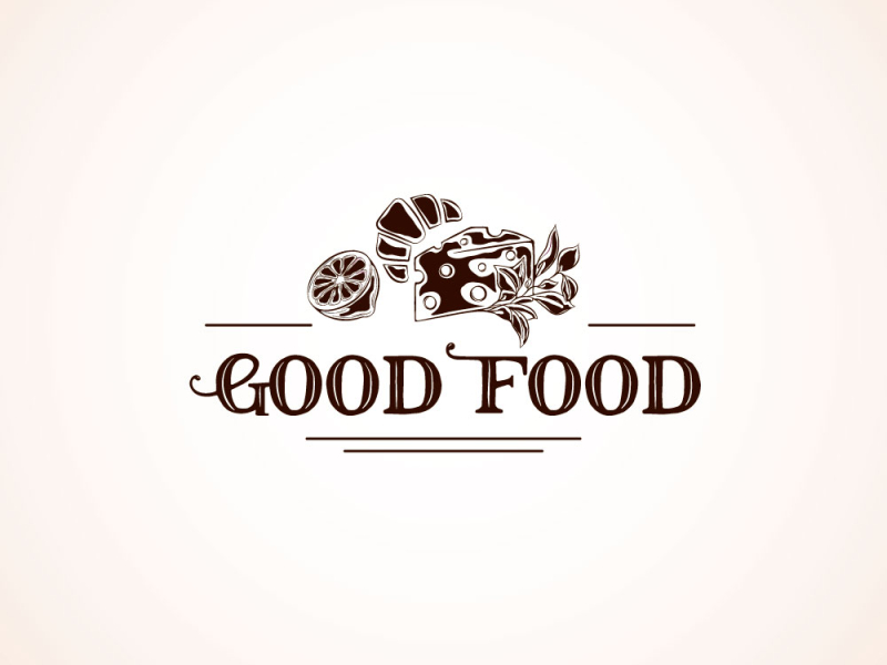 yummy food logo