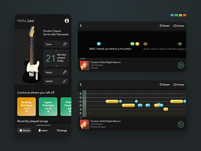 Guitar Learning Companion App