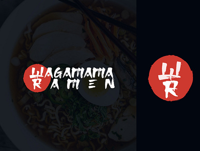 Logo for Wagamama branding design food logo graphic graphicdesign logo logodesign ramen logo restaurant logo