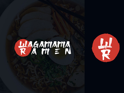 Logo for Wagamama branding design food logo graphic graphicdesign logo logodesign ramen logo restaurant logo