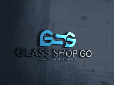 GSG Logo 3d logo branding design glass logo graphic graphic design logo logodesign