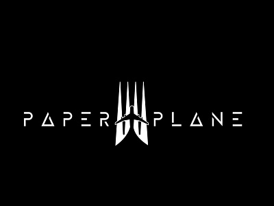 paper plane Restaurant Logo