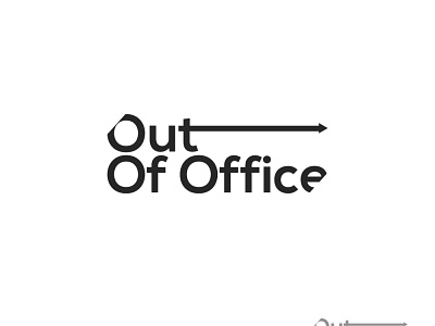 Out of office Logo branding design freelance freelancing logo freelancing logo graphic graphicdesign illustration logo logo design logodesign logotype