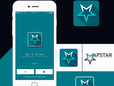 Logo for Online Community Dancing App app logo app logo icon branding design graphic graphicdesign illustration logo logo design logodesign logotype