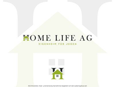 Logo for home life branding building logo design graphic homoe logo logo logo design logodesign real estate logo