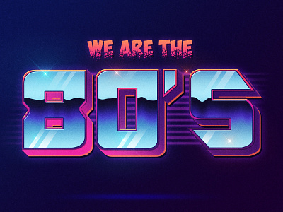 We ARE THE 80's Cover Art