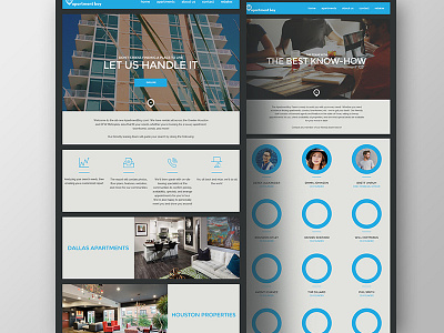 Apartment Site WIP apartment dallas finder flat grid layout housing website wip