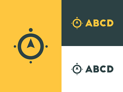 ABCD Logo WIP arrow branding compass directional logo mark