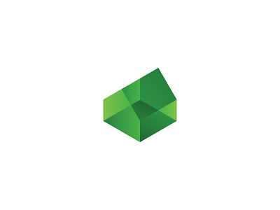 House Logo Wip gradient green house real estate stone