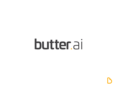 butter.ai Logotype ai bot branding butter logo slack type