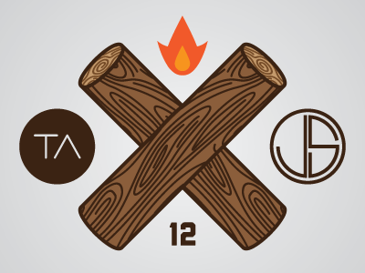 Collaboration campfire collab collaboration fire print wood