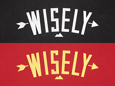 Wisely apparel branding custom type mountains shirt