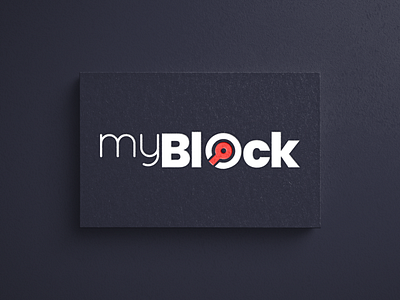 myBlock_Logo branding design flat illustration logo minimal search engine vector