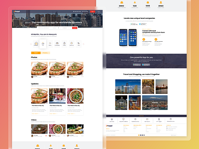 Shoppi_Homepage design homepage icon landing minimal shopping ui