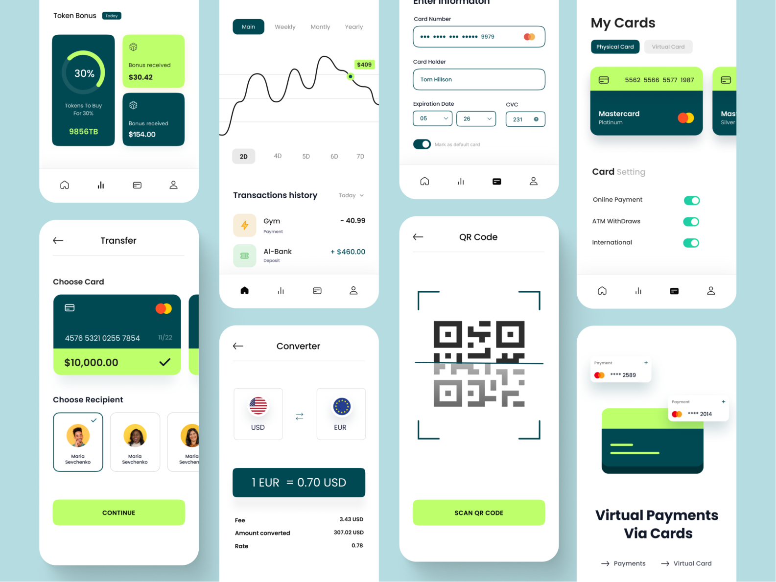 Fintech App UI by jyotindra manvar on Dribbble