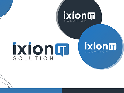 ixionIT Logo Design animation branding graphic design illustration logo minimal motion graphics ui