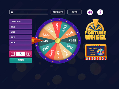 Game Page Design | Fortune wheel