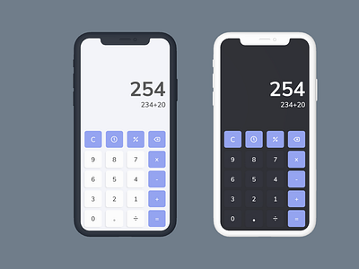 Calculator App UI - DailyUI Challenge 4