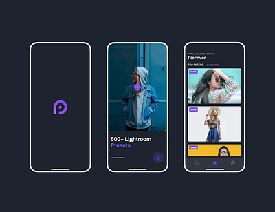 Lightroom Presets App app design mobile mobile app mobile app design mobile design ui