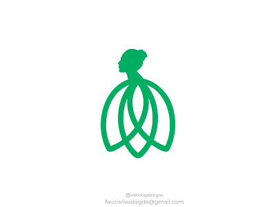 woman+flower beauty logo brand cosmetic logo graphic design logo logo design logo folio spa logo woman yoga logo