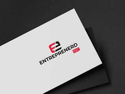 EntrepreNerd Logo Design business identity business logo design logo logo create logo designer logo work minimal professional logo designer redesign logo