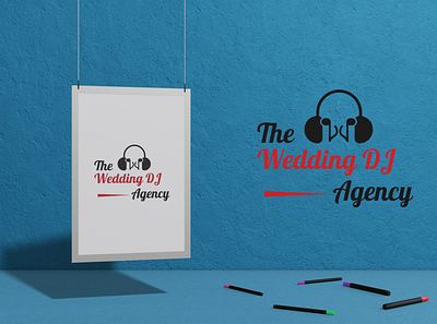 Wedding dj logo design business identity business logo design illustration logo logo create logo designer logo work minimal professional logo designer redesign logo