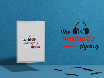 Wedding dj logo design