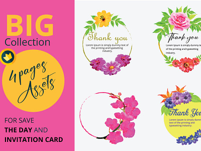 Water color floral frame vector illustration flower save the date water water color floral water color flower water color frame water color invitation card