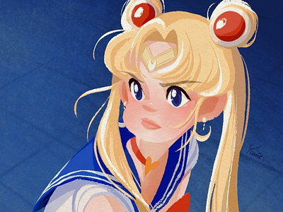 Sailormoon anime art artwork character design design digital digital art drawing fanart graphic design illustration manga mangaart photoshop procreate sailormoon sailormoonredraw