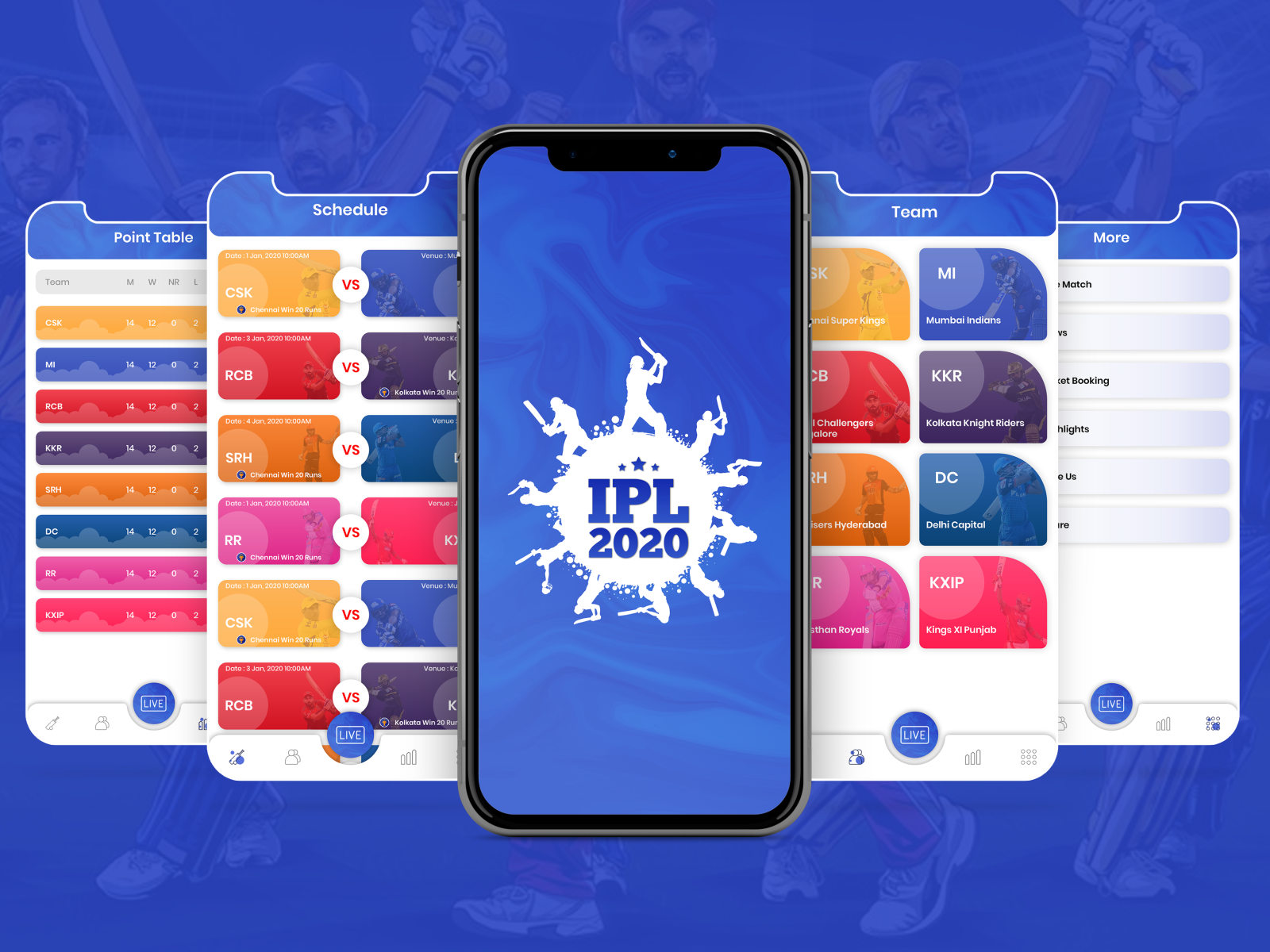 Cricket Custom Mobile App Design by Clarision Technologies on Dribbble