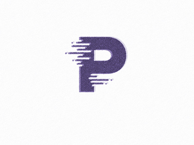 Printing Logo letter p poster printing