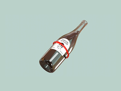 Garçon de Fleur 3d animation branding cinema4d design illustration logo packaging typography wine wine bottle