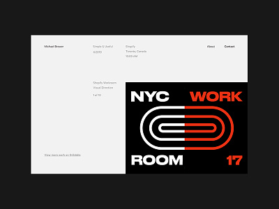 michaelbrewer.ca branding design figma flat landing logo page site test typography ui ux web