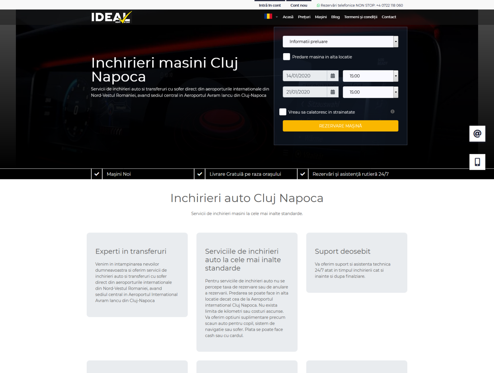 Ideal Rent a Car Cluj Napoca by Solcreation on Dribbble