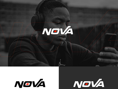 NOVA - Audio Electronics Brand Concept 3d adobe illustrator branding graphic design logo ui