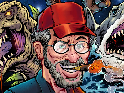 Stephen Spielberg Tribute e.t. jaws jurassic park movies parody stephen spielberg