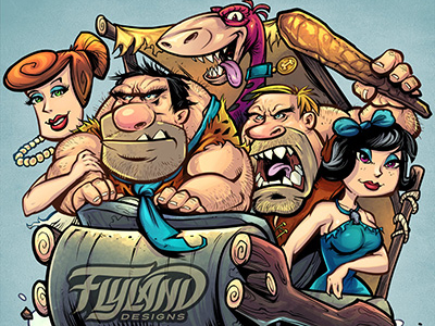 Flintstones Parody Copyright Copy By Brian Allen On Dribbble