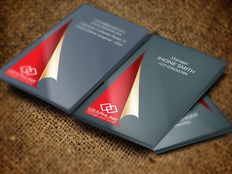 Red Carpet Business Card by Shuja on Dribbble