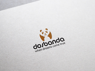 Dasbanda Logo and Stationery Pack Design brand clean design dreams logo pack panda stationery